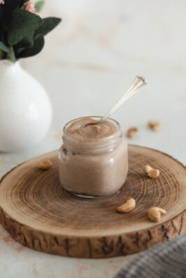 Creme de caju e canela