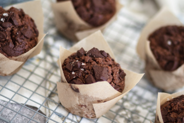 Queques com flor de sal